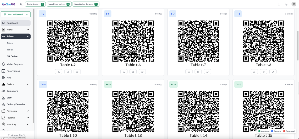 QR Dining